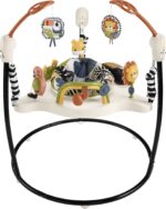 Fisher-Price Baby Bouncer Palm Paradise Jumperoo Centro de actividades y tapete de juego para hacer patadas y jugar, pia