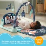 Fisher-Price Baby Bouncer Palm Paradise Jumperoo Centro de actividades y tapete de juego para hacer patadas y jugar, pia