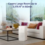 Purificador de aire LEVOIT Core 600S para habitaciones grandes hasta 295 m2 con tecnología VortexAir 3.0 y filtro H13 HE