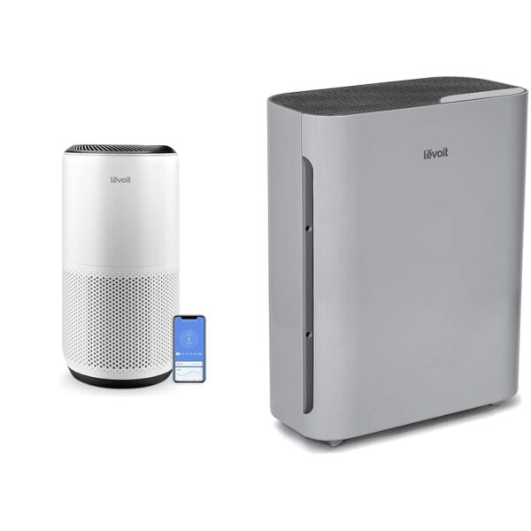 Purificador de Aire LEVOIT para Habitaciones Grandes hasta 1980 pies cuadrados Monitor Calidad del Aire