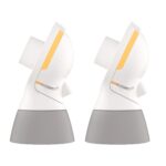 Medela Vasos de colección manos libres, compatibles con Freestyle Flex, bomba con estilo con conectores de repuesto MaxF