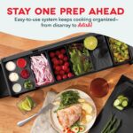 Prepdeck Estación de almacenamiento y preparación de recetas Gen 2, 8 herramientas esenciales + tabla de cortar de lujo,