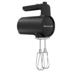 Batidora de mano inalámbrica KitchenAid Go KHMR700BM 7 velocidades 12V batería MAX separada negro mate