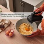 Batidora de mano inalámbrica KitchenAid Go KHMR762BM con batería incluida negro mate