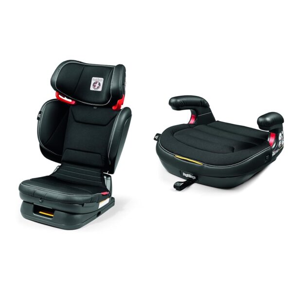 Peg Perego Viaggio Flex 120 - Asiento elevador de coche para niños de 40 a 120 libras - Fabricado en Italia - Regaliz (n
