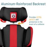 Peg Perego Viaggio Flex 120 - Asiento elevador de coche para niños de 40 a 120 libras - Fabricado en Italia - Regaliz (n