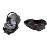 Maxi-Cosi Maxi-Cosi Mico Luxe - Asiento infantil de automóvil, orientado hacia atrás para bebés de 4 a 30 libras y hasta