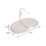 Skip Hop Mochila para pañales: Forma, Bolsa de viaje multifunción para bebé con cambiador y accesorio para cochecito, az
