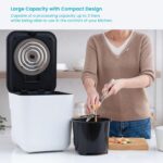 Compostador eléctrico de cocina Home Zone Living VA42272A 3 litros ciclo limpieza automática residuos alimentos