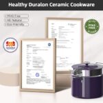 Batería de cocina NuWave Lux 31907 juego de ollas y sartenes 13 piezas forjado ligero antiadherente de cerámica G10 Dura