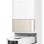 Robot aspirador y fregona DREAME L10sProUltraHeat, succión 7,000 Pa, fregona extensible y agua caliente automática
