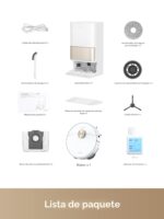 Robot aspirador y fregona DREAME L10sProUltraHeat, succión 7,000 Pa, fregona extensible y agua caliente automática