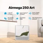 Purificador de aire Coway Airmega 250 ART para habitaciones hasta 1762 pies cuadrados prefiltro lavable filtro HEPA modo