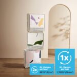 Purificador de aire Coway Airmega 250 ART para habitaciones hasta 1762 pies cuadrados prefiltro lavable filtro HEPA modo