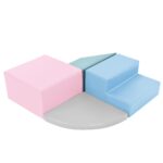 Nuoya Juego de actividades de espuma suave para escalar y gatear, bloques de escalada para interiores, equipo de gimnasi