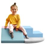 Nuoya Juego de actividades de espuma suave para escalar y gatear, bloques de escalada para interiores, equipo de gimnasi