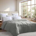 Edredón de plumón alternativo Farm to Home Blue Ridge Home Fashions FH140006 algodón orgánico hipoalergénico talla King