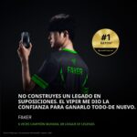 Mouse Inalámbrico Gaming Razer Viper V3 Pro RZ01-05120100-R3U1 54g Simétrico Sensor Óptico 35K DPI Sondeo 8K Hz 8 Botone