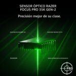 Mouse Inalámbrico Gaming Razer Viper V3 Pro RZ01-05120100-R3U1 54g Simétrico Sensor Óptico 35K DPI Sondeo 8K Hz 8 Botone