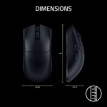 Mouse Inalámbrico Gaming Razer Viper V3 Pro RZ01-05120100-R3U1 54g Simétrico Sensor Óptico 35K DPI Sondeo 8K Hz 8 Botone