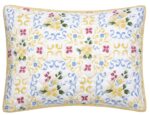 Juego de Edredon 7 Piezas Queen Stratford Park Nanshing International Quilt7pc microfibra estampado floral ligero con sa
