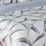 Juego de ropa de cama Majestic Giftware Madison Linen BL500-T-2 individual satén algodón 300 hilos ceniza 8 piezas sában