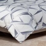 Juego de ropa de cama Majestic Giftware Madison Linen BL500-T-2 individual satén algodón 300 hilos ceniza 8 piezas sában