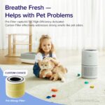 Humidificador purificador de aire niebla cálida y fría LEVOIT 706fe0f8 para dormitorio y hogar mascotas alergias