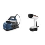 Paquete Plancha Estacion de Vapor Rowenta Perfect Steam Pro 1150 Vatios Calentamiento 15 Segundos y Vaporizador Compacto