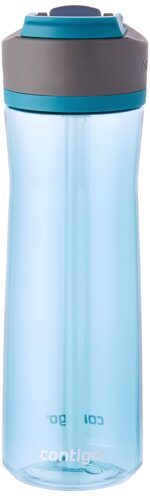 Set de Botellas de Agua Contigo Cortland y Ashland 2.0 Plástico Libre de BPA con Popote Antiderrames