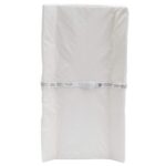 Mesa cambiadora infantil Delta Children con almohadilla, cereza espresso y almohadilla cambiadora contorneada de espuma
