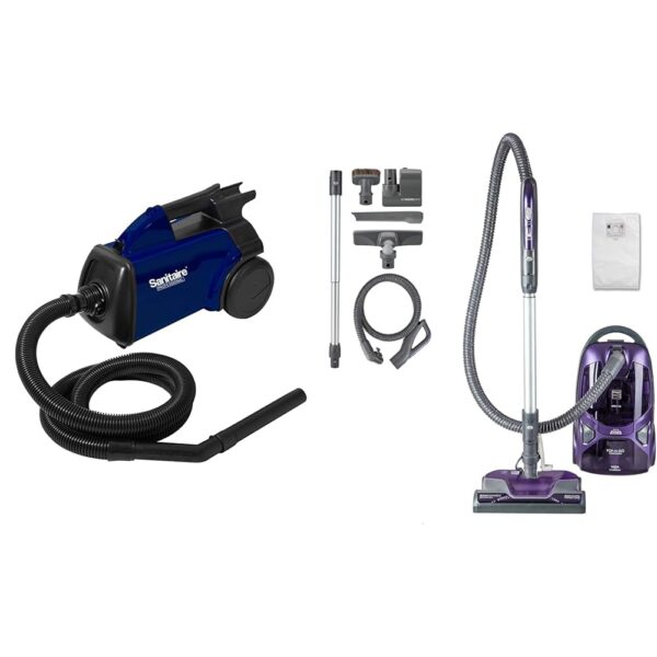 Paquete Aspiradoras Sanitaire SL3681A y Kenmore Serie 600 Recipiente Profesional Filtro HEPA 10 lb