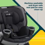 Safety 1st Turn and Go 360 ST Asiento de coche convertible todo en uno rotativo, Tecnología SafetySwivel, Instalación Se