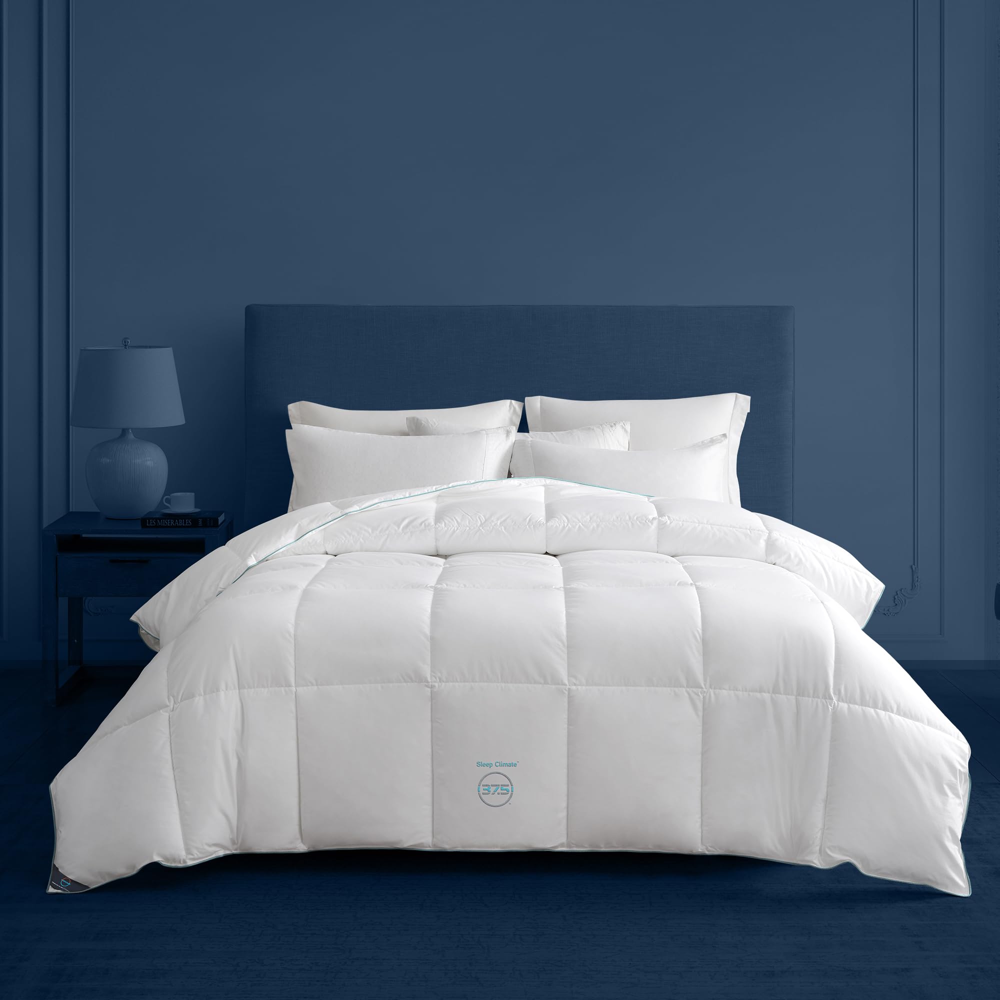 Version 1.0.0 Edredón alternativo Sleep Climate Blue Ridge Home Fashions 110503 tecnología 37.5 tela 300 hilos relleno hipoalergénico