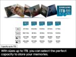 Samsung EVO Select tarjeta de memoria microSD + adaptador, 512 GB microSDXC, hasta 160 MB/s, 4K UHD, UHS-I, C10, U3, V30