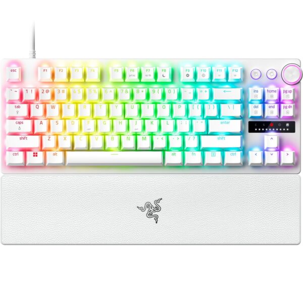 Teclado para juegos Razer Huntsman V3 Pro TKL RZ03-04981700-R3M1 interruptores ópticos analógicos teclas PBT Doubleshot