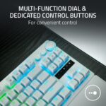 Teclado para juegos Razer Huntsman V3 Pro TKL RZ03-04981700-R3M1 interruptores ópticos analógicos teclas PBT Doubleshot