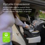 UPPAbaby Extra Aria - Base de asiento de coche compatible con asientos de coche Aria Infantil/Instalación SmartSecure co