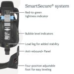 UPPAbaby Extra Aria - Base de asiento de coche compatible con asientos de coche Aria Infantil/Instalación SmartSecure co
