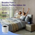 Purificador de aire LEVOIT Vital 200S-P filtro HEPA lavable 1900 pies cuadrados WiFi alergias mascotas