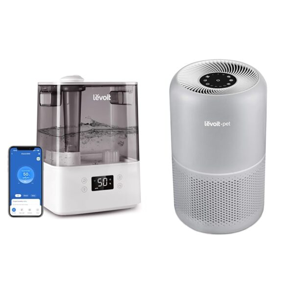 Humidificador LEVOIT 6 L Difusor Aceite Esencial Niebla Fría y Purificador de Aire para Mascotas, Bebés y Plantas en Hog