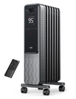 Calentador de ambiente Dreo radiador aceite y calentador cerámica portátil 1500 W control remoto uso en interiores