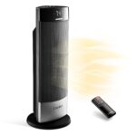 Calentador Torre Cerámica Digital Oscilante Lasko Ellipse con Bloqueo para Niños Pantalla Digital y Termostato