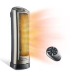 Calentador Torre Cerámica Digital Oscilante Lasko Ellipse con Bloqueo para Niños Pantalla Digital y Termostato