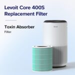 Paquete Purificadores de Aire LEVOIT Core 600S hasta 3175 Pies Cuadrados WiFi PM2.5 y Filtro Core 400S 3 en 1