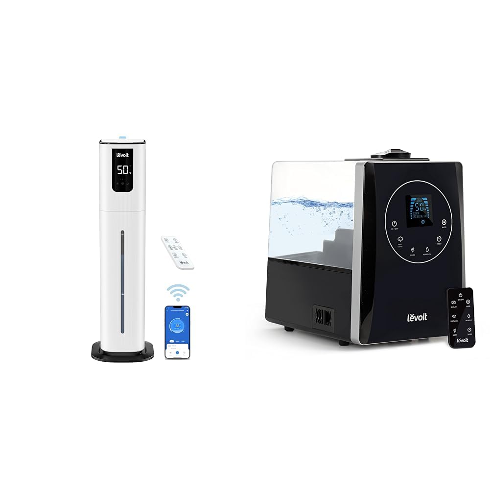 Version 1.0.0 Humidificador LEVOIT OasisMist 1000S 10L niebla fría 100 horas y LV600HH 6L niebla cálida y fría ultrasónico para hogar