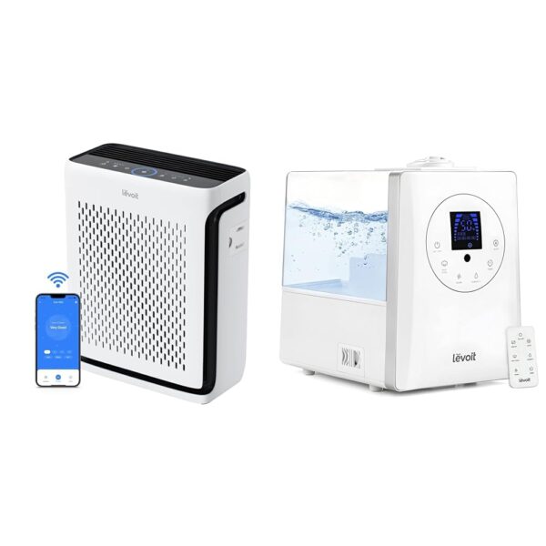 Purificador de aire y humidificador Levoit Vital 100S-P 6L HEPA WiFi dormitorio hogar 1110 pies cuadrados modo sueño mas