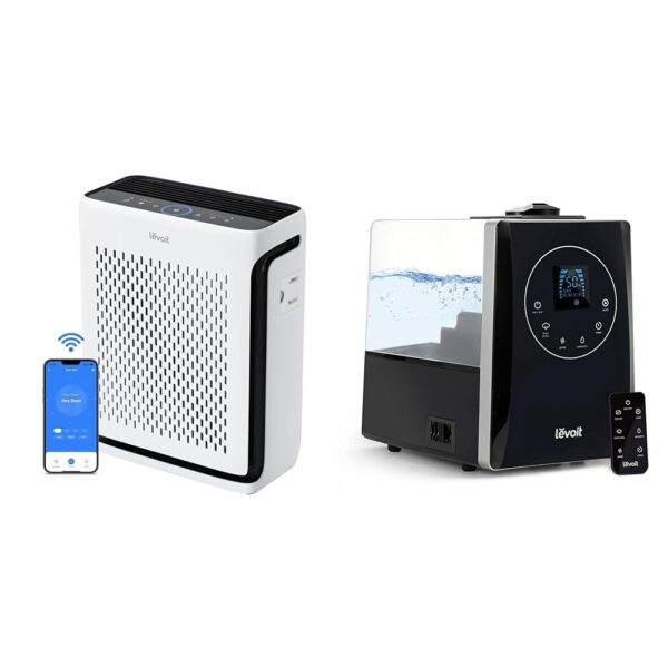 Purificador de aire y humidificador LEVOIT Vital 100S-P LV600HH 6L habitación grande hasta 1110 pies cuadrados niebla cá