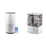 Paquete Purificador de Aire y Humidificador Ultrasonico LEVOIT Classic300 hasta 1980 Pies Cuadrados Llenado Superior