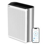 Paquete LEVOIT Purificador de Aire con Filtro Lavable Monitor de Calidad 3 Canales y Humidificador Inteligente OasisMist